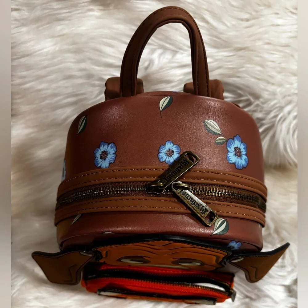 Loungefly Disney Fox and Hound Todd and Cooper Backpack EUC